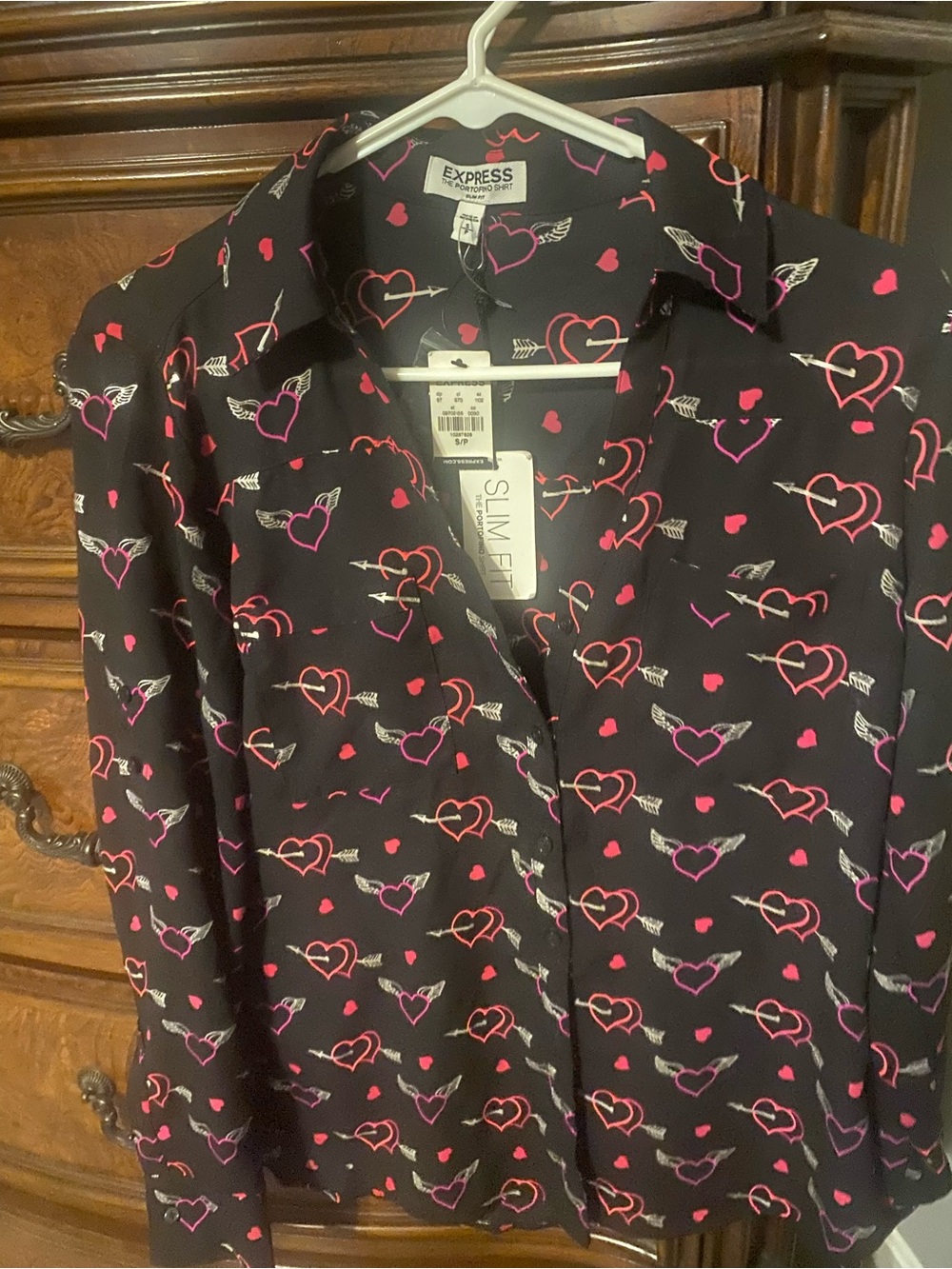 Express heart portofino blouse
